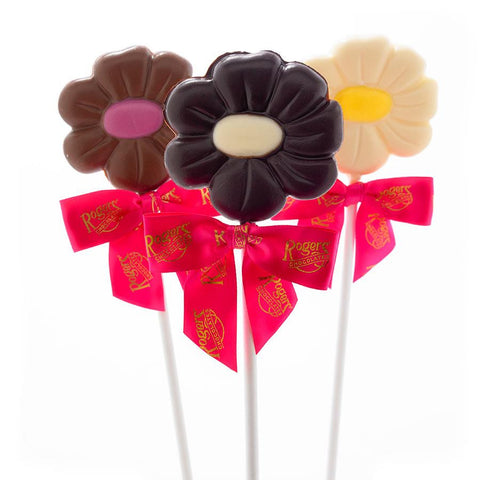 Daisy Lollipop - Dark Chocolate