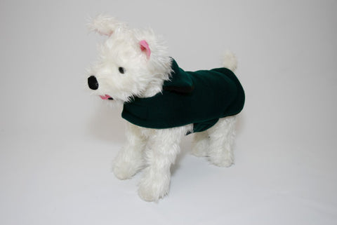 Solid Colour Fleece Dog Coat