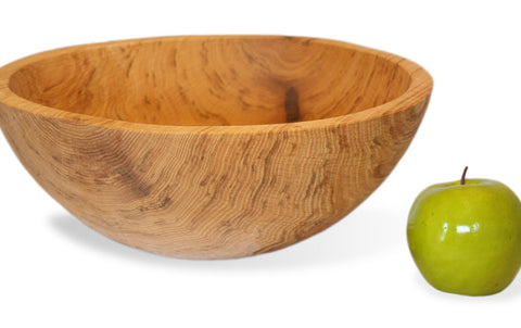 Round Natural Oak Bowl
