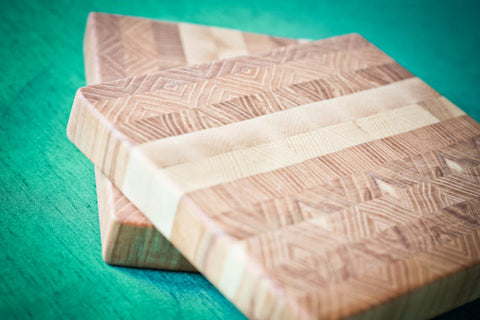Ash End-Grain Garlic Smash Boards