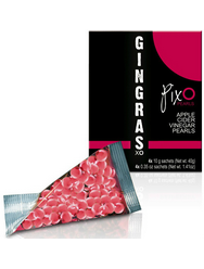 Pixo Pearls Raspberry with Gingras XO Raspberry Apple Cider Vinegar