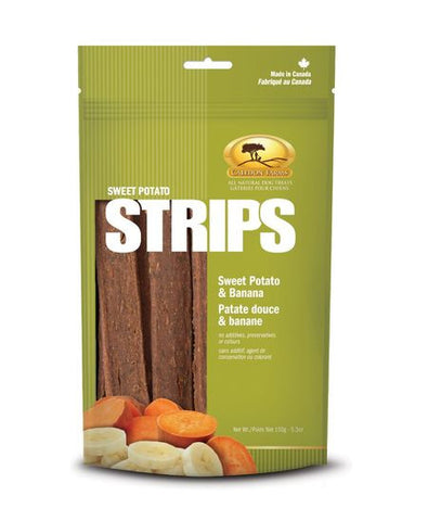 Sweet Potato and Banana Strips