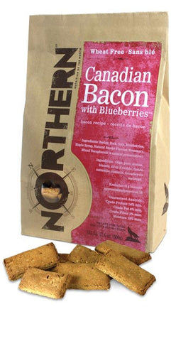 Canadian Bacon with Blueberries