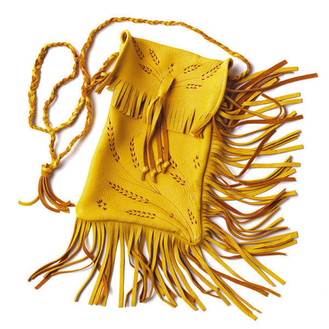 Deerskin Purse with Fringe