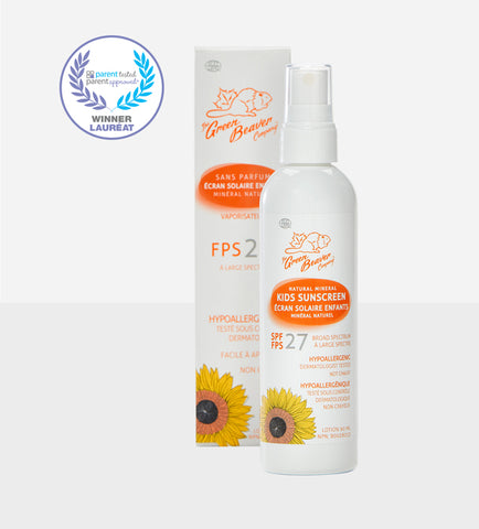 Kids Natural Mineral Sunscreen Spray SPF 27